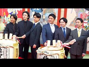 [New Year's Asakusa Kabuki] First day, Kagami-biraki, with the next generation of hopefuls from t...