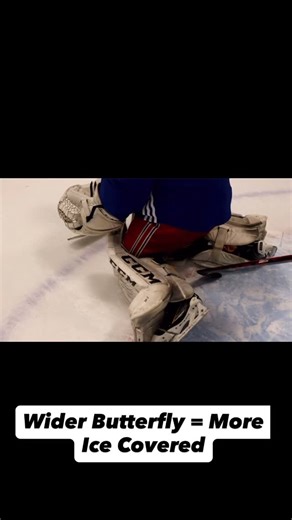 After a good warm-up, use this drill to cover more ice in your butterfly 🥅💪 #connecthockey #hockeygoalie #goaliecoach #youthhockey #goaliedrills | Connect.hockey