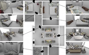 SceneViewer: Automating Residential Photography in Virtual Environments