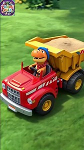 Dino Bob Driving Construction Vehicles Song! 🚜 Excavator, Truck & Tractor for Kids
