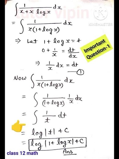 Maths Important Question for Class 12 ( series 1)