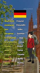 Family Members names in German | Learn German #deutsch #learngermanfast #learngerman #lernedeutsch #languagelearning #Germany | Learn German Daily