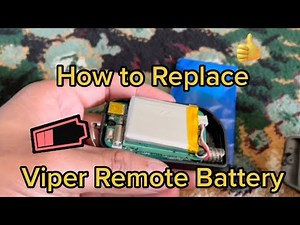How to Replace | Viper Remote Battery 🔋 | 7941 & 7944V, Clifford 7941X and Python 7941P