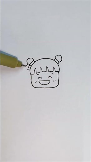 Easy draw a Chinese doll cny #drawing #easydraw #doodleart