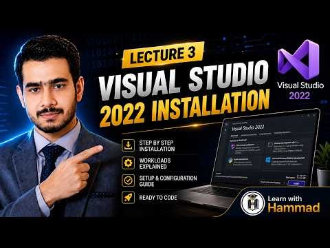 Visual Studio 2022 Installation Guide | Programming Fundamentals | Complete Setup for Beginners