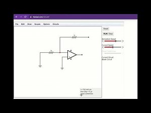 Inverting amplifier using a simulator