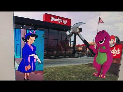 Barney destroys Wendy’s and gets grounded