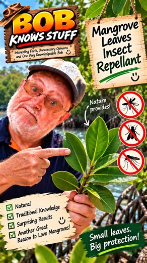 Did You Know Mangrove Leaves Can Repel Insects?