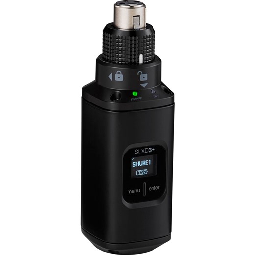 Shure SLXD3  Plug-on Transmitter - G57 Band