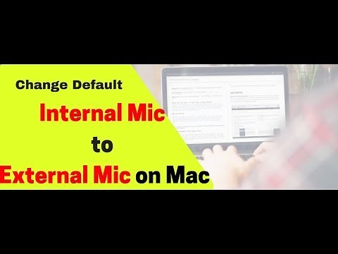 Change Default Internal Mic to External Mic on MacOS | Apple Tech Tips