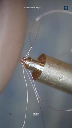 The World Most Smallest Electric Motor. #science #sciencefacts