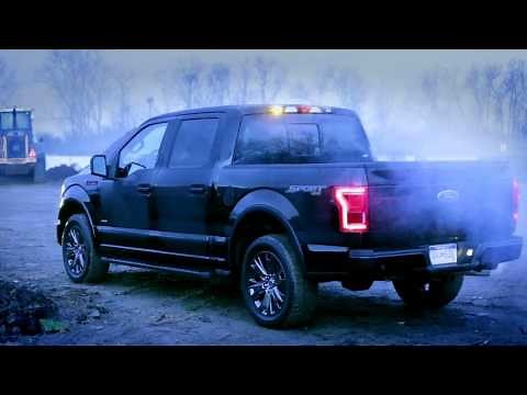 Ford F-150 with factory-fitted LED strobe lights