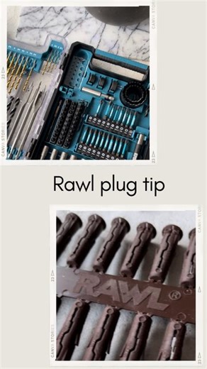 Claire Douglas - DIY & home styling on a budget | 👋If you find rawl plugs confusing… You can learn the sizes of drill bit and screws needed for each colour rawl plug, or… . Did you know... | Instagram