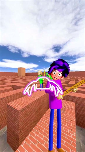 Catch Ao Oni Girl vs McQueen Car Eater in Maze GMod Ep.3