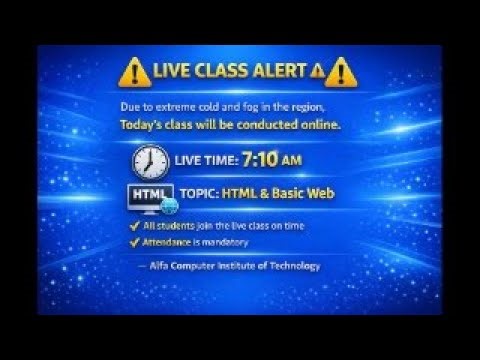 Tables in HTML (Full Lesson with Programs)