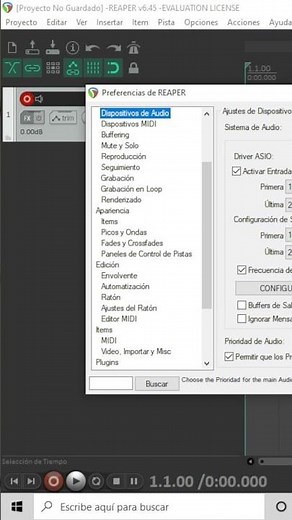 SOLUTION: CONFIGURING AUDIO CHANNELS OR INPUTS IN REAPER #Shorts