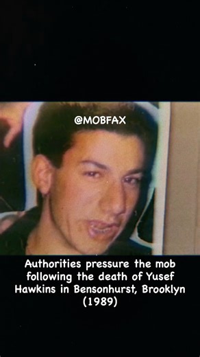 105K views · 1.1K reactions | Authorities pressure the mob following the death of Yusef Hawkins in Bensonhurst, Brooklyn (1989) #MOBFAX | MOBFAX | Facebook