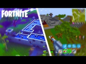 So I Played Minecraft FORTNITE For The First Time | Nim-Nite