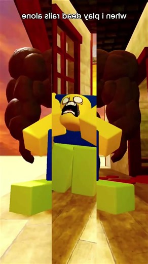 Surviving Dead Rails solo bad idea 💀 Roblox Animation #roblox