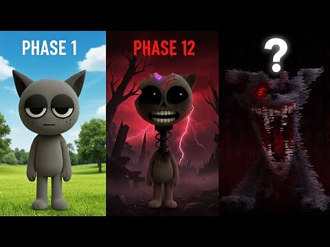 Gray Sprunki Horror 💀 All Phases in 3D