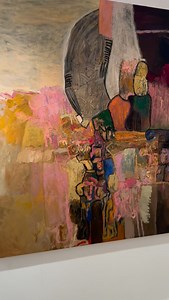 An abstract painting from our gallery’s available collection by artist Waleed Qaisi @waleedr.qaisi . The painting uses bold colors, rich textures, and abstraction creating chaotic composition, to evoke emotion and invite personal interpretation. Size: 150 x 150 cm Material: Oil on canvas Please contact us for more info. | Orient gallery