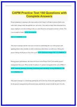 CAPM Practice Test 150 Questions with Complete Answers1919 636x882
