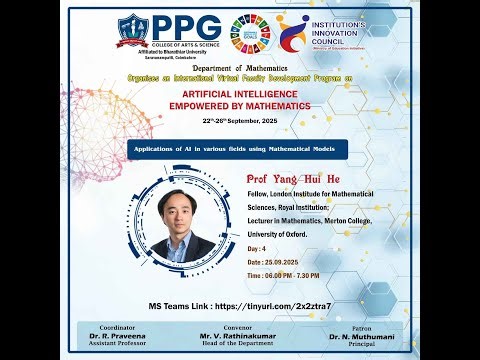 Applications of AI in various fields using Mathematical Models