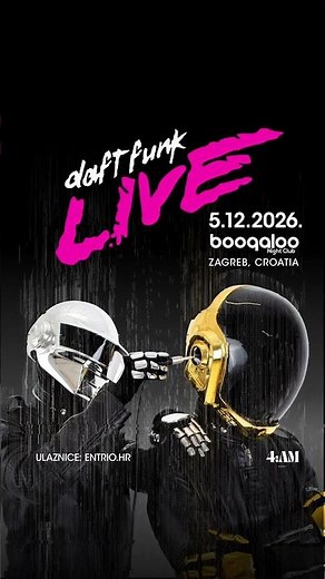 Daft Funk Live in Croatia! #daftpunk #celebration #livemusic #shorts