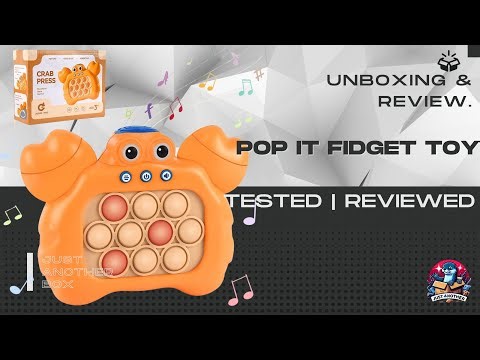 Hereneer Pop It Fidget Toy – Interactive Push and Pop Bubble Puzzle Game for Kids & Adults