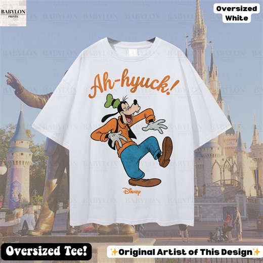 Oversized Goofy Disney Shirt: Retro Goofy Ah-hyuck Shirt, Magic Kingdom Merch, Disney World Trip, Walt Disney World Shirt, WDW Unisex Gift - Etsy