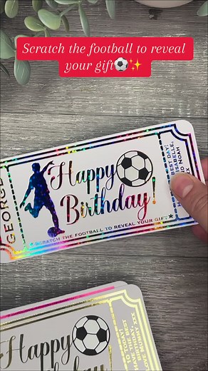 Birthday football scratch cards! 🤩⚽️🎁 #birthday #football #scratchcards #birthdayscratchcards #foilticket #gift #money #birthdaymoney #foiling #tonerfoil #craftyprintsbyhelen | Crafty Prints by Helen