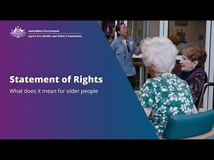 The Statement of Rights - introduction for older people