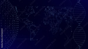 Data analysis Medical statistics on Brazil\Brasil Country with graphs, charts, analytics in background | Brazil country Revealing world map 4K|60 FPS, data analysis Medical science technological