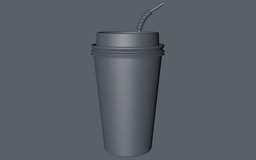 c4d饮料杯制作教程