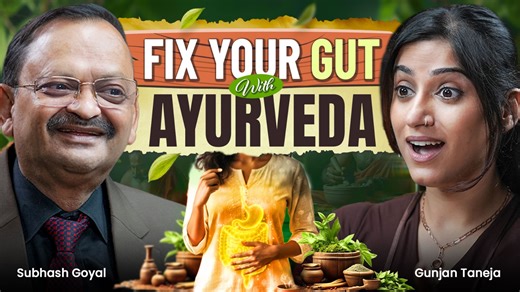 Fix All Gut Issues with Ayurveda | Subhash Goyal with GunjanShouts Can Ayurveda Truly Heal the Modern Lifestyle? In this enlightening podcast of Gunjan Talks, I sit down with Subhash Goyal, the visionary founder of Vardhan Ayurvedic & Herbal Medicines, and one of the most respected Ayurvedic experts in India. With decades of experience and a mission to make Ayurveda accessible to all, Goyal Ji reveals the forgotten wisdom of traditional healing, from digestion and weight balance to joint pain, f