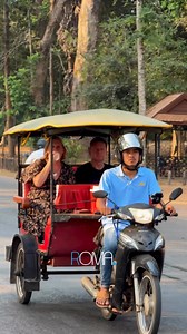 Reumok is a carriage pulled by a motorcycle. It’s commonly known as the Cambodian tuk-tuk, a popular mode of transportation for both locals and tourists. | Roma Lim