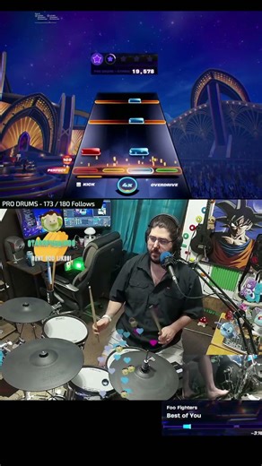 PRO DRUMS - best of you by foo fighters #fortnite #drums #shorts