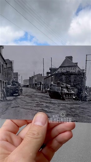 Normandy Breakout 1944 Then and Now #thenandnow #normandy #nostalgia