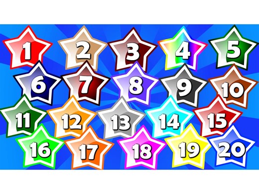 从1数到20：轻松掌握中英数字 Counting 1 to 20