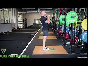 Goblet Step Back Lunge