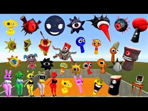 DESTROY SPRUNKI MR SUN MOON TREE FUN COMPUTER ALL PHASE SPARTAN KICKING in Minecraft (Garry's Mod)