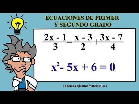 FIRST and SECOND Degree EQUATIONS
