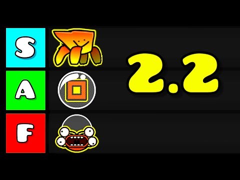 All Geometry Dash 2.2 Icons Ranked (New Leak)