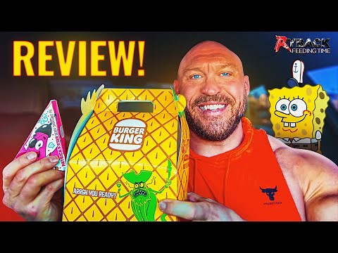 Burger King's New SpongeBob Bikini Bottom Bundle Review!