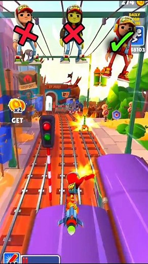 Top 3 Best Subway Surfers Character Challenge 🤔 #trendingshorts