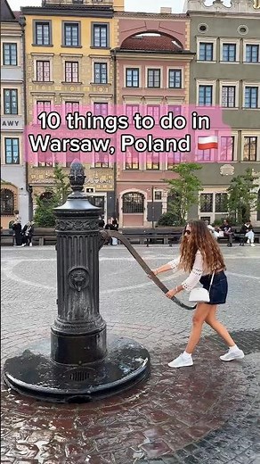 10 things to do in Warsaw, Poland 🏰🥐🚊🥟🥰🇵🇱 #go2warsaw #warszawa #warszawadlawszystkich