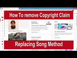 how to remove copyright claim on youtube video | Replace Copyright Music in YouTube videos