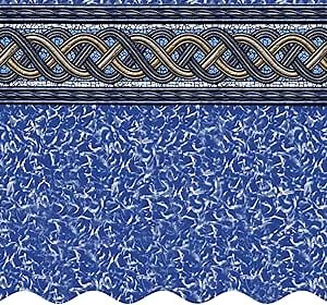 Amazon.com : Smartline 21 ft Round Swimming Pool Liner | Braided Shimmer | Unibead Style | 52 Inch Wall Height | 25 Gauge Heavy Duty Virgin Vinyl | Designed for Steel Sided Above Ground Pools : Patio, Lawn & Garden