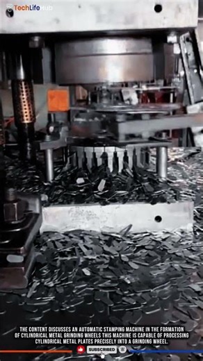 Innovation Cylindrical Stamping: High Precision Grinding Wheel, Metal Forming #tech