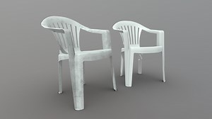 Monobloc Chair - Buy Royalty Free 3D model by Sengchor